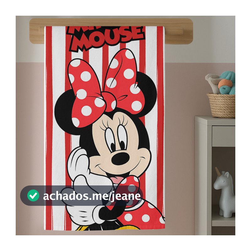 Toalha de Banho Estampa Mundo Magico Fofo Infantil Meninos e Meninas 100% Algodão