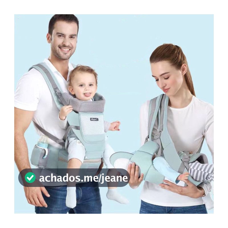 Banco De Cintura Para Bebê Canguru Bebe Passeio Varias Cores Mochila Infantil Hipseat Carrier