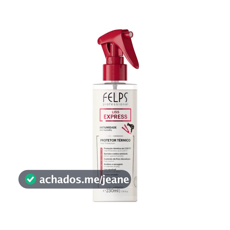 Protetor Térmico Liss Express Felps Professional - 230mL