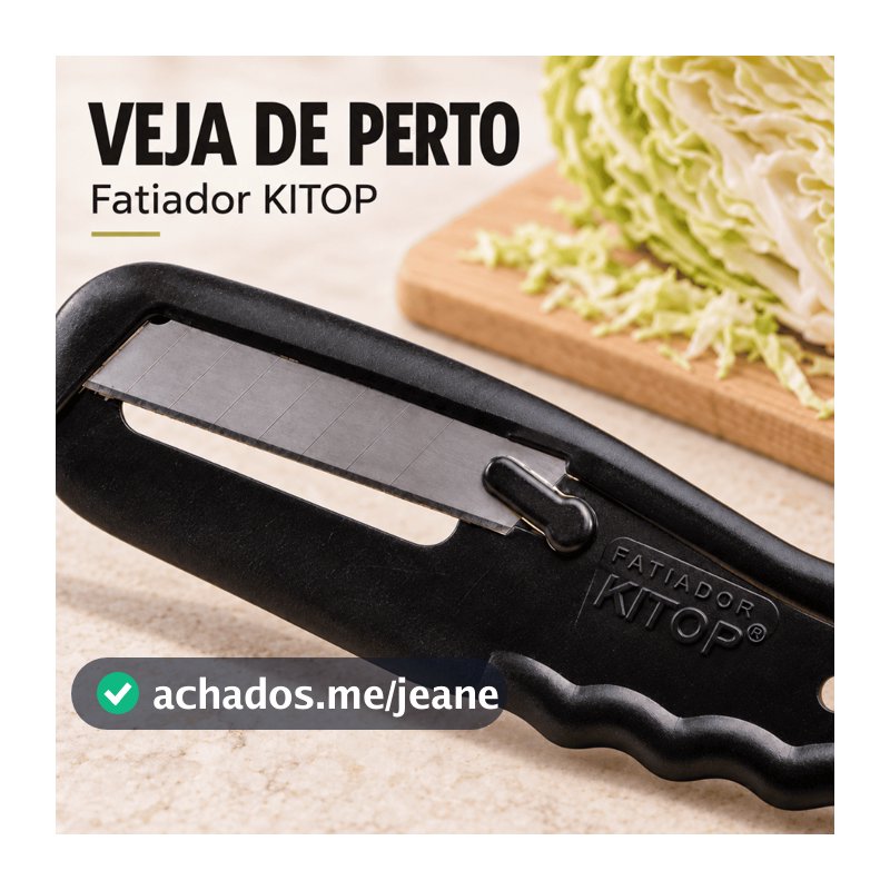 Fatiador de Couve Fininha KITOP Corte em Segundos Super Prático