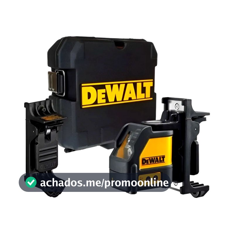 Postagem no mesmo dia !! Nível Laser DeWalt DW088K  Vermelho  Autonivelante + Maleta