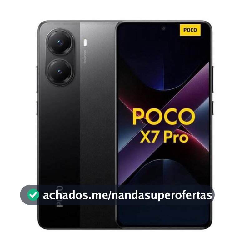 Celular Smartphone Xiaomi Poco X7 Pro 5G 256GB / 512GB Versão Global Original Lacrado Envio Imediato