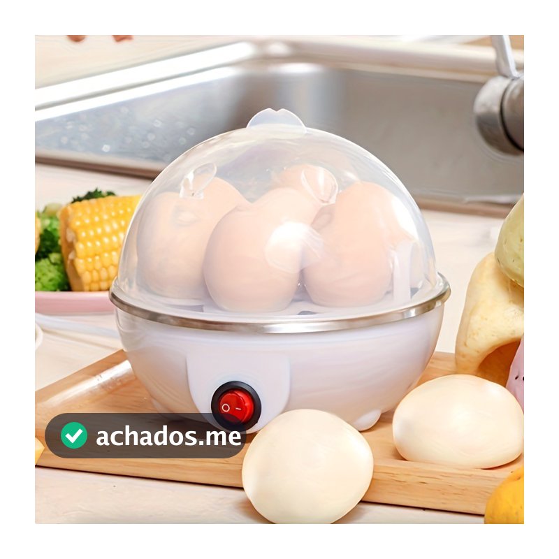 Cozedor de Ovos Elétrico Portátil Cozinha à Vapor 110V/220V Cores disponíveis （Branco Azul Rosa Amarelo）