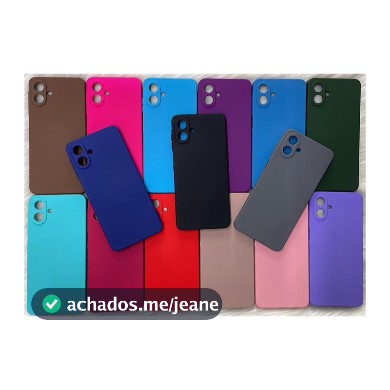 Capa Capinha Para A07 Samsung Silicone Aveludado POR DENTRO