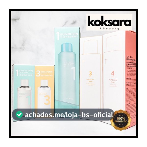 Numbuzin Toner Collection (No.1-100ml, 300ml/ No.3-100ml, 200ml/ No.4-200ml)