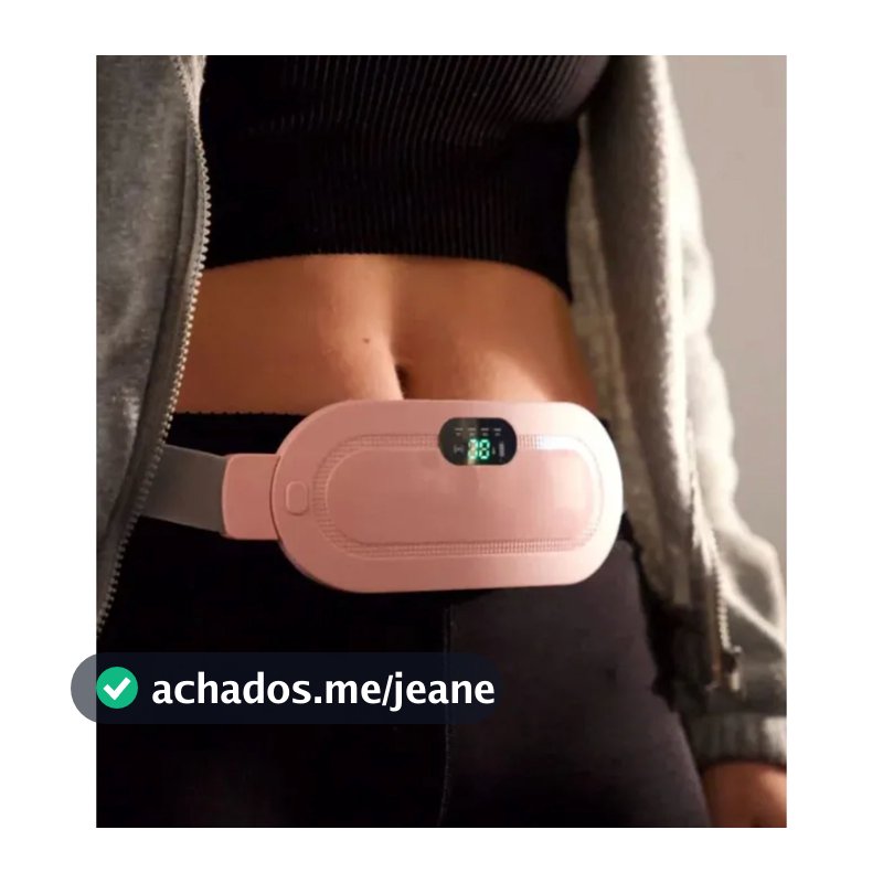Massageador Elétrico Para Cólica Aquecimento Com Temperatura