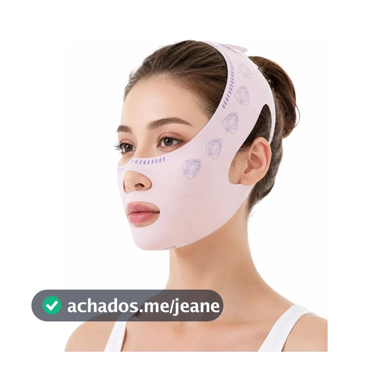Máscara Faixa Modeladora Do Rosto Lipo De Papada Lifting