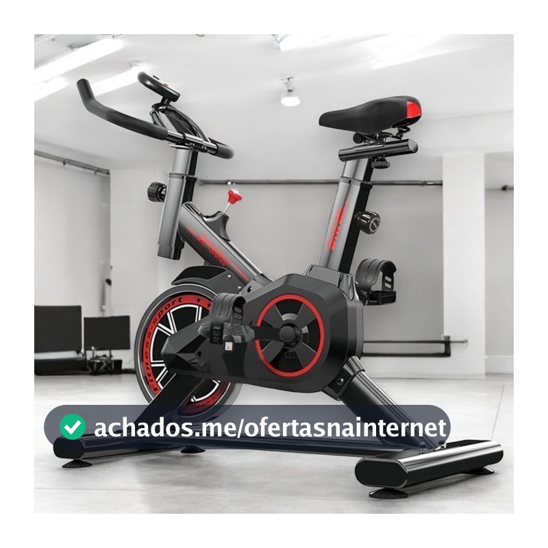 Bicicleta Spinning Ergométrica Para Exercícios Com Monitor Profissional Sport Suporta até 120kg