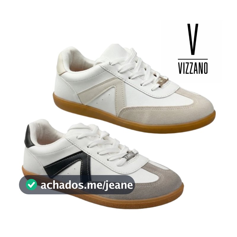 Sapato Feminino Vizzano Casual Modelagem Clássica Solado Sintético Original