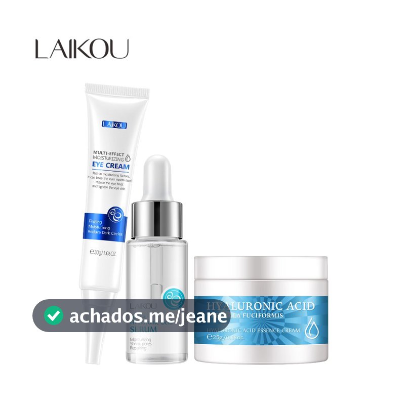 LAIKOU Hyaluronic Acid Skin Care Face Cream Eye Cream Lifting Anti-aging 3pcs Set