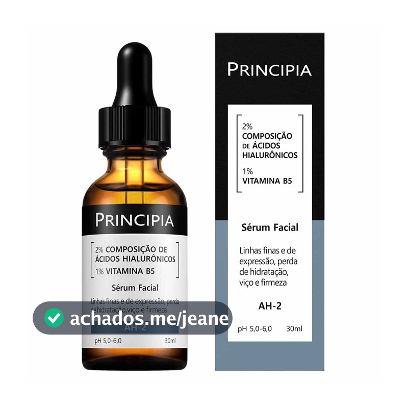 Sérum Hidratante Principia 2% Ácidos Hialurônicos + B5 AH-2
