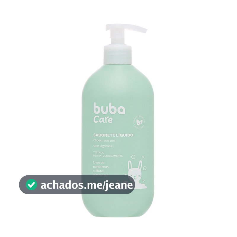 Sabonete Líquido Buba Infantil Bebê sem Lágrimas 400ml