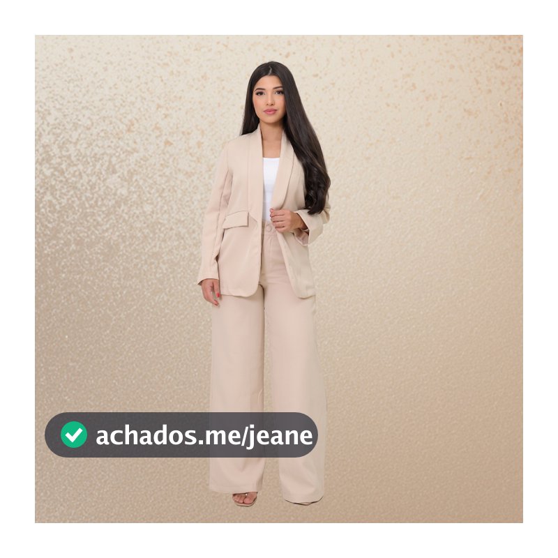 Conjunto Feminino Alfaiataria Blazer e Calça Pantalona Elegante para diferentes ocasiões