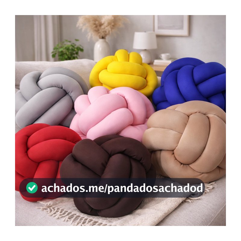 Almofada Decorativa Nó Escandinavo – Elegância e Sofisticação para sua Decoração