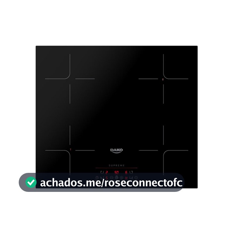 COOKTOP DE INDUÇÃO DAKO SUPREME 4 BOCAS 220V PRETO