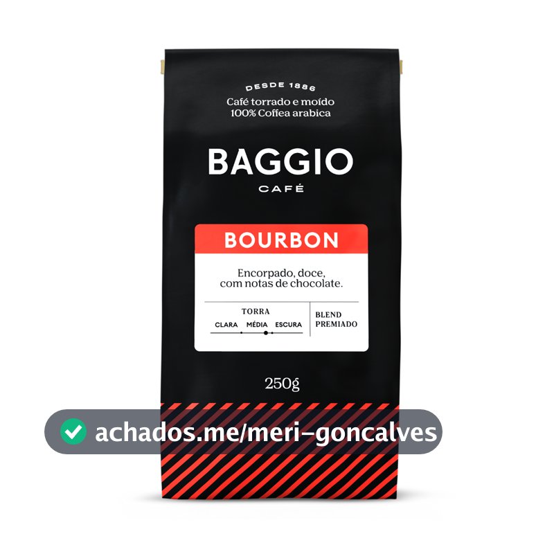 Baggio Café - Café Torrado e Moído - Blend Premiado -  Bourbon 250g