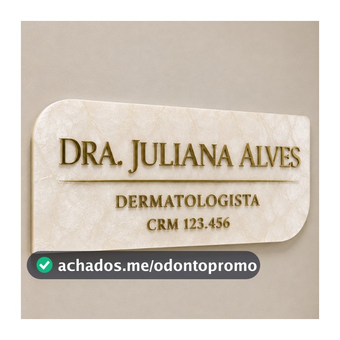 Placa De Sinalização Indicativa Personalizada 25x10cm Em Acrílico Marmorizado Luxo
