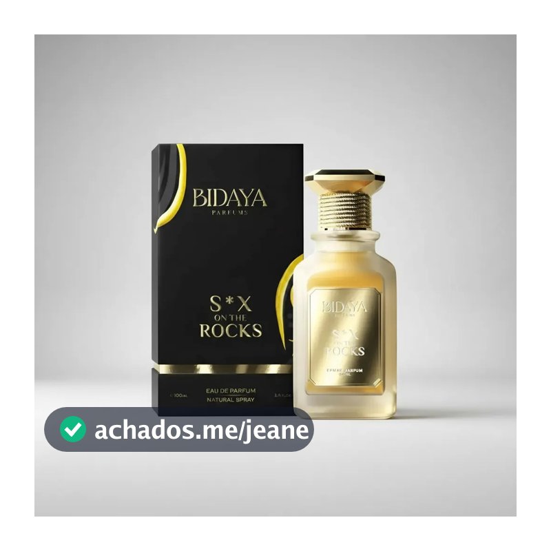 Perfume Árabe Bidaya S X On The Rocks EDP 100ml Unissex Original