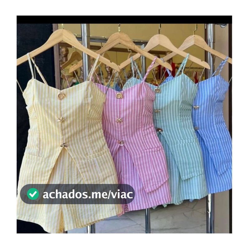 Conjunto Feminino short e cropeed Listrado -frescor e Estilo para o verão