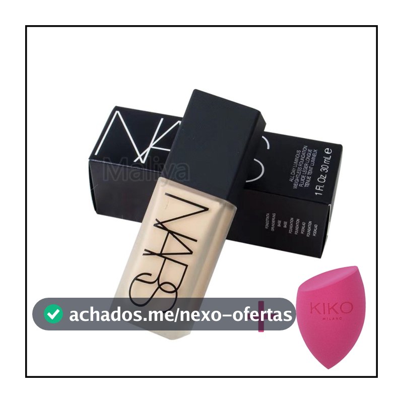 Base Líquida Nars 10ml /Premium Skin Care /Matte Corretivo Natural Líquido