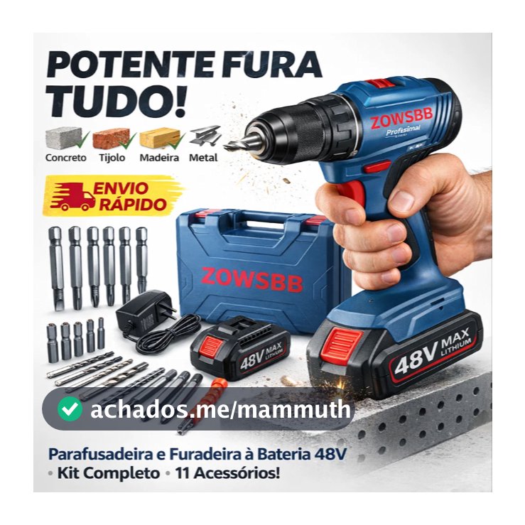 Furadeira parafusadeira Bosch GSR 185-li 48v Brushless Furadeira elétrica 2 Baterias furadeira de impacto elétrica