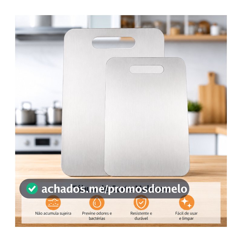Tábua De Corte Aço Inoxidável Antibacteriana Antimofo À Prova De Mofo Cozinha Carnes Frutas