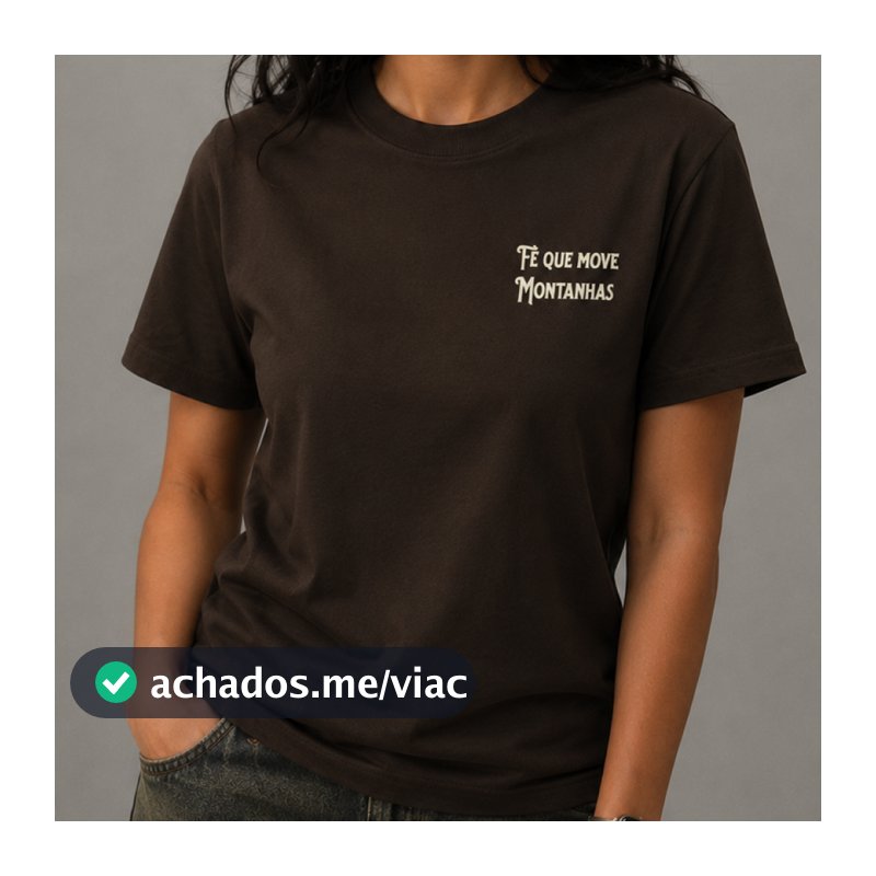 Camiseta  ELEVO OS MEUS OLHOS PARA OS MONTES