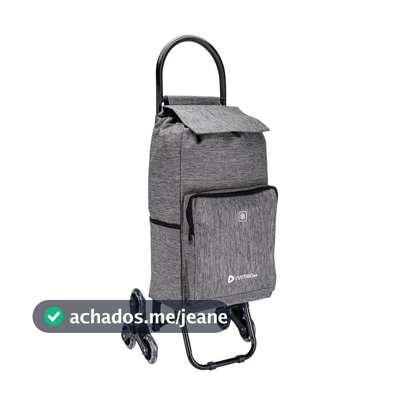 Carrinho Compras Feira e Carga Térmico Artiko Go Sobe Escada 40kg