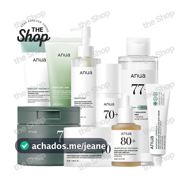 [Anua] Linha Calmante Para Cuidados Com A Pele Heartleaf-Toner/Ampola/Óleo De Limpeza/Creme/Almofada (Best Seller K-Beau