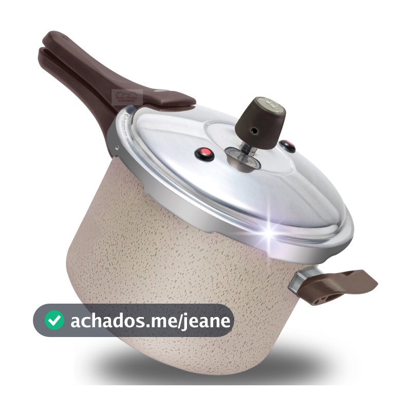 Panela de Pressão 4,5 Lt antiaderente teflon 6 Camadas Fechamento Externo