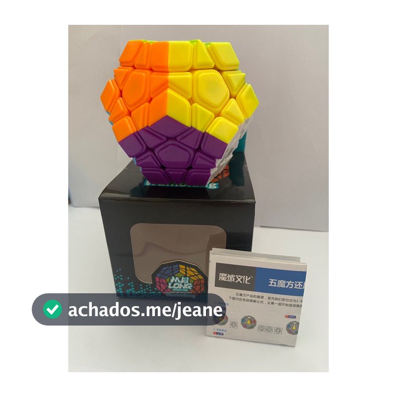 Cubo Mágico Megaminx MOYU QIYI  Profissional, Dodecaedro (12 Lados)