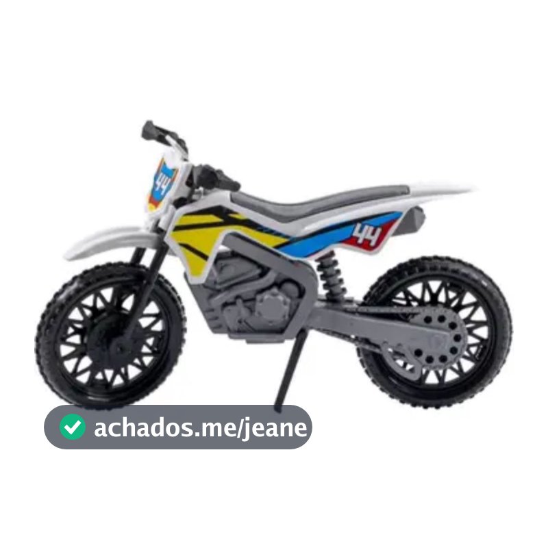 Moto Brinquedo Mini Moto Trilha na Solapa BS Toys Cross