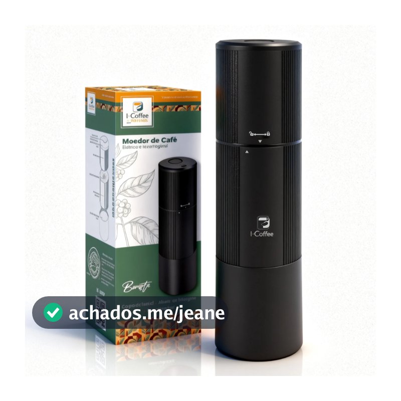 iCoffee Moedor de Café 25g Elétrico Portátil em Aço Inoxidável 30 Ajustes Núcleo USB Tipo-C