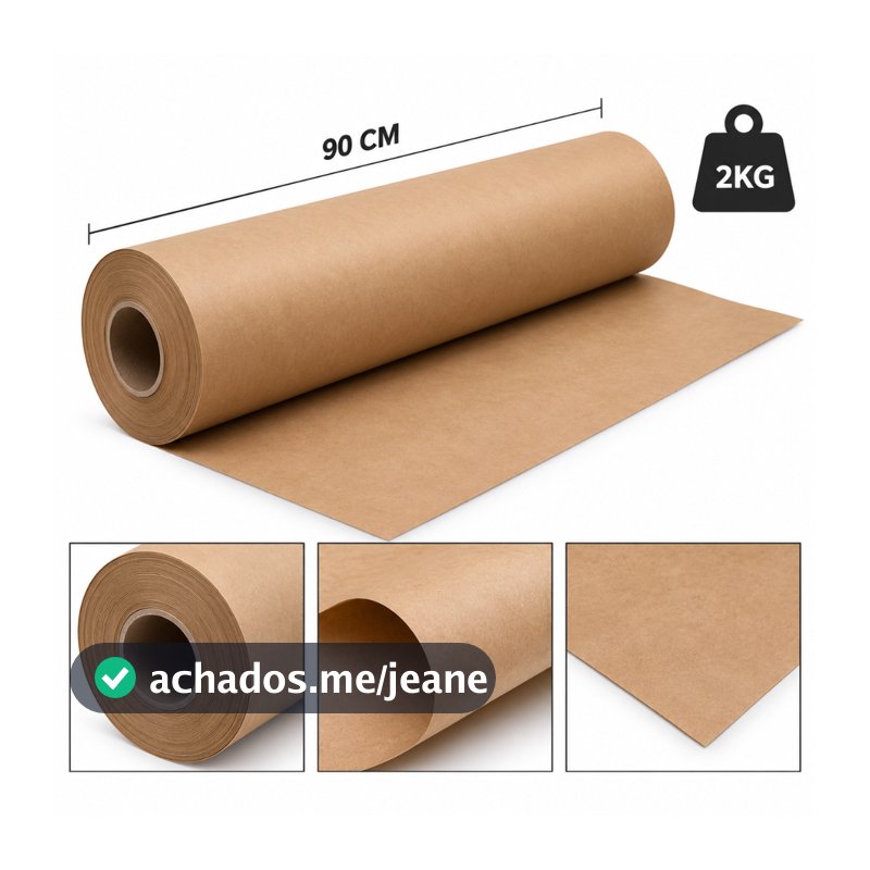 Bobina Papel Kraft  90CM 2KGs - 60GRS - EMBALAGEM EMBRULHO