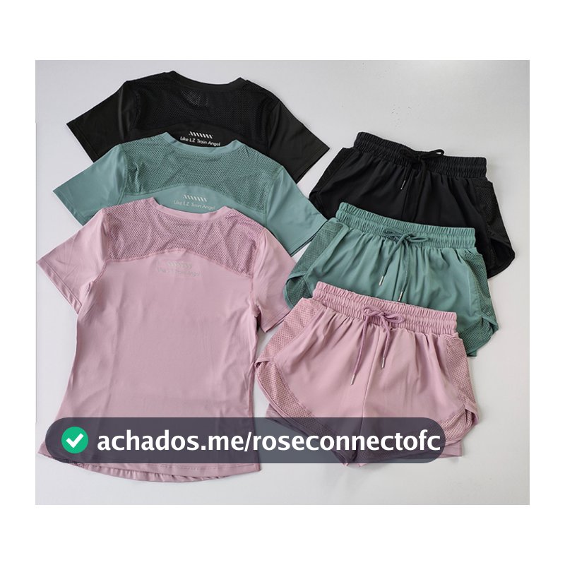 Exercise Suit Two-Piece Set Women Summer Quick-Drying Yoga Clothes Outdoor Running Yoga Sports Wear