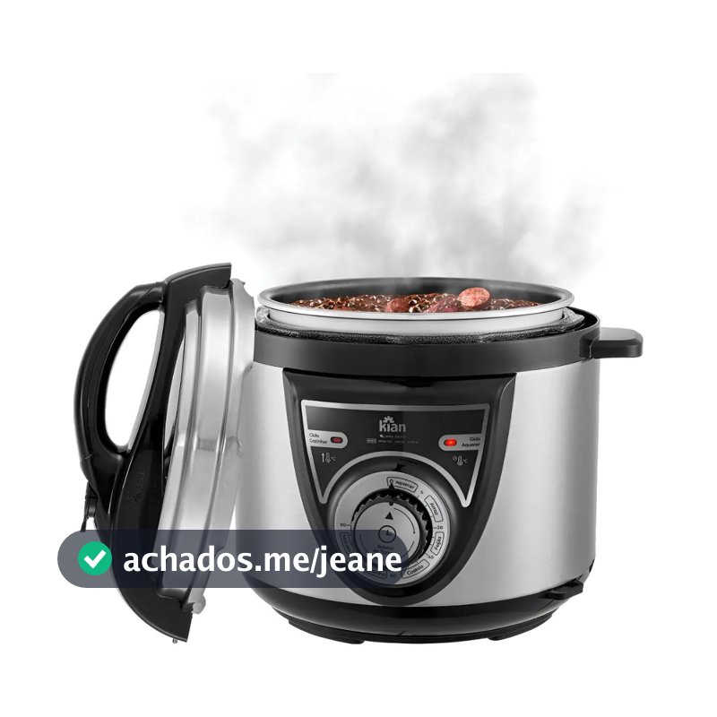 Panela de Pressão Elétrica Mecânica 4 Litros Inox 800W PPM101 Kian