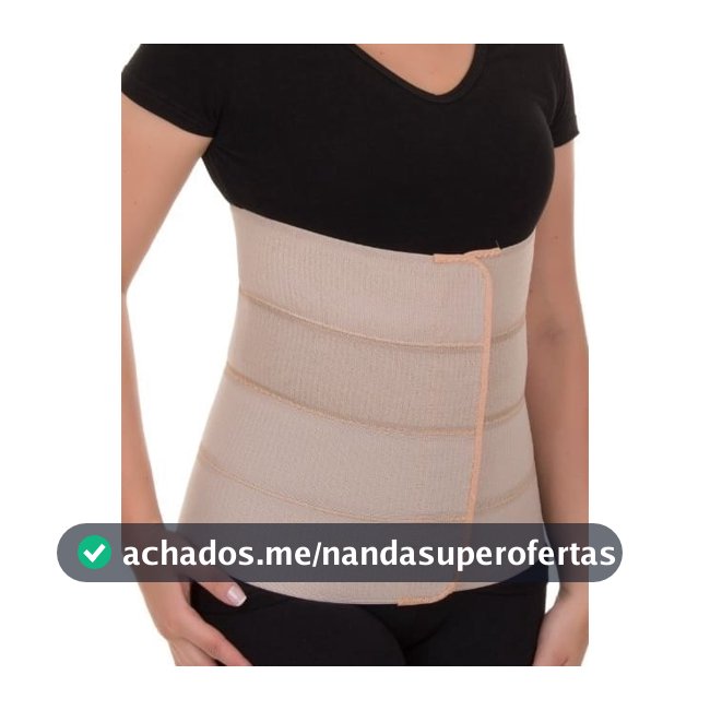 Cinta de Contenção Abdominal Pós-cirúrgica 4 Gomos PMG