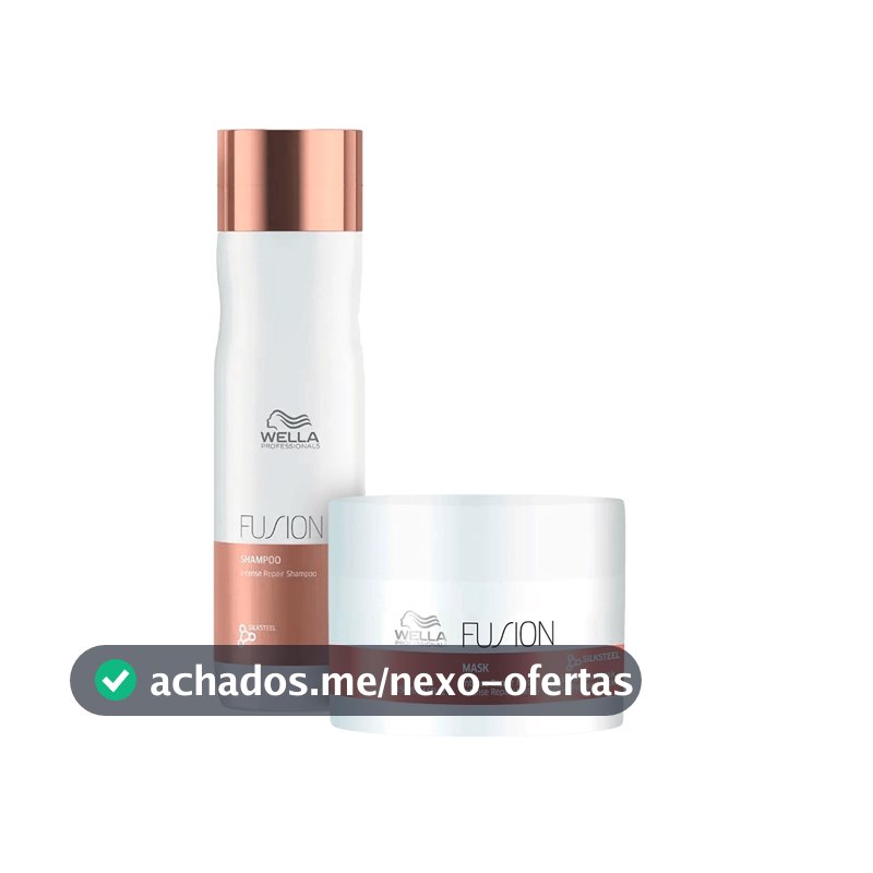 Kit Fusion Shampoo & Máscara - Wella Professionals