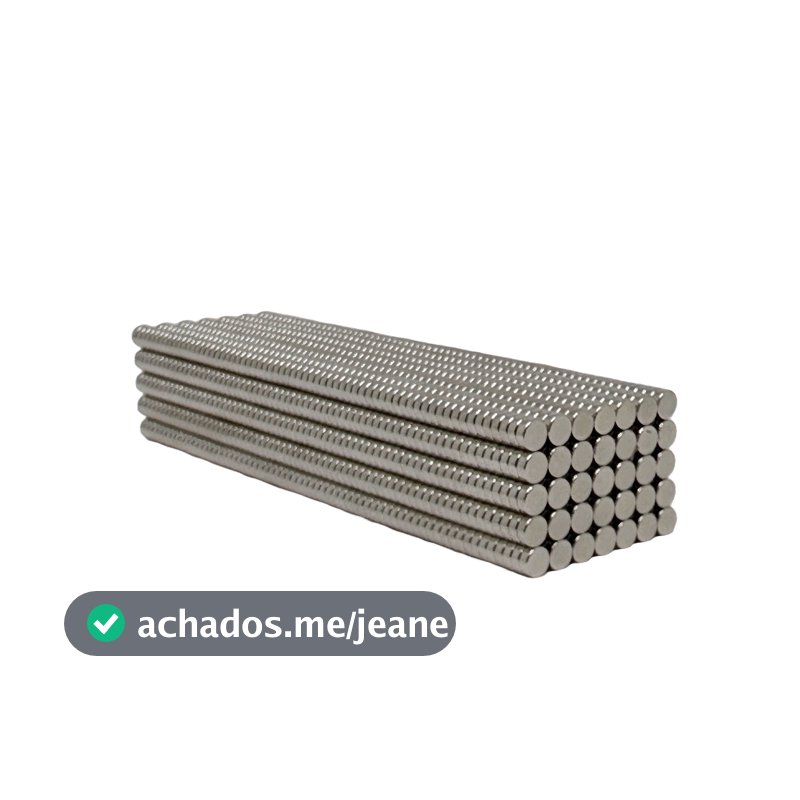 Ima De Neodímio Disco 4mm X 2mm 50 Peças 4x2 Mm 4 X 2 Mm