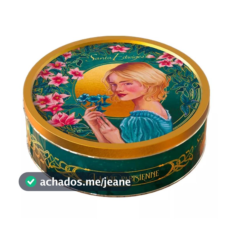 Cookies Biscoitos Santa Edwiges na lata decorada 340g | escolha o seu | Crocantes e Deliciosos
