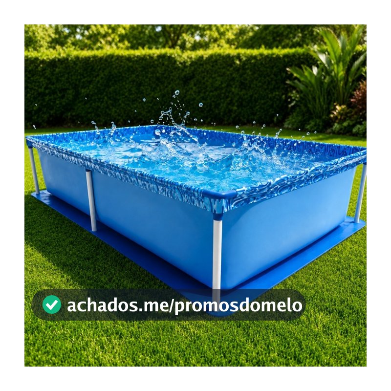 Piscina 1000 Litros Mor Infantil Estrutural Portatil Criança Verao Azul Grande Pratica Diversao