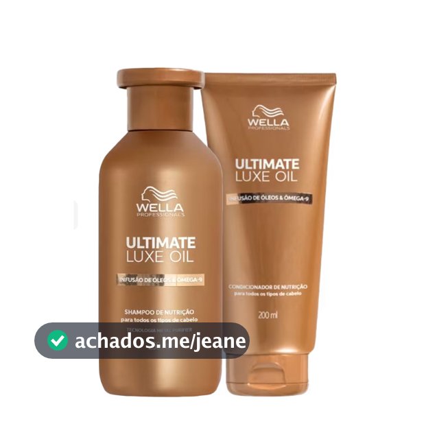 Kit Wella Professionals Ultimate Luxe Oil Duo (2 Produtos)