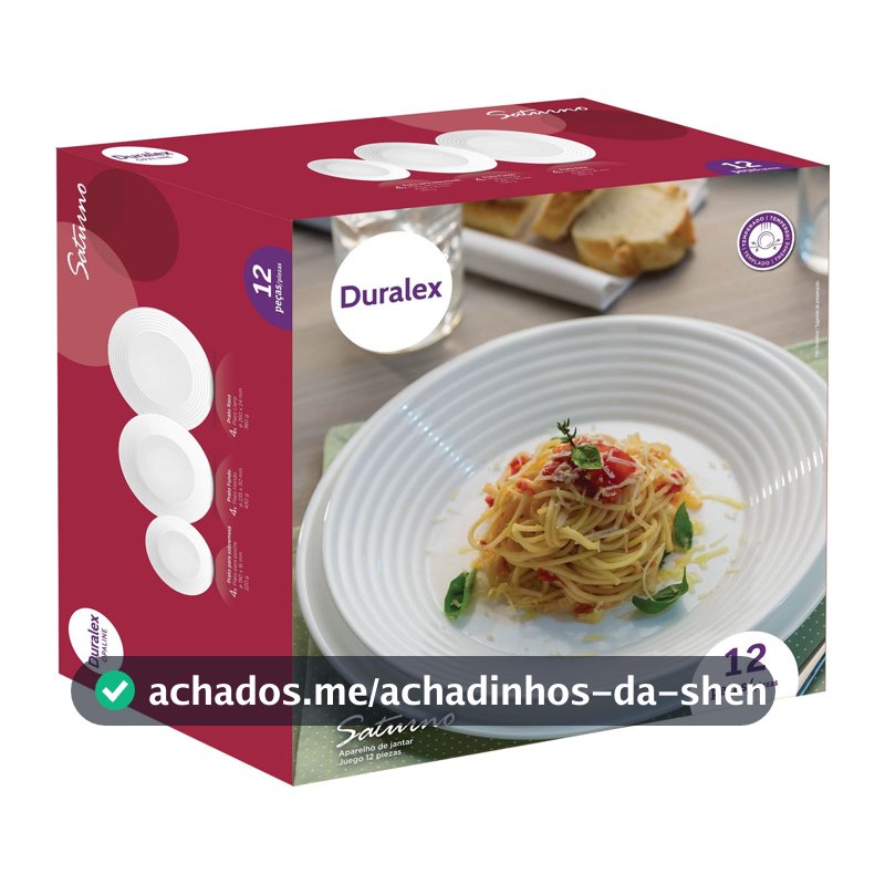 Aparelho de Jantar 12 Peças Duralex Saturno