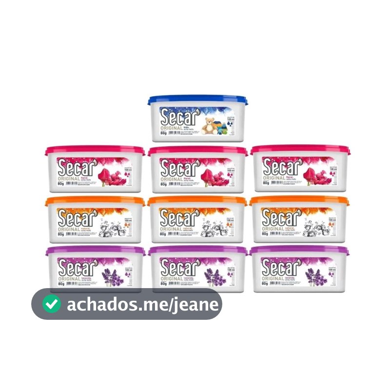 Kit C/ 4 Unid. Desumidificador Anti Mofo - Secar - 80g