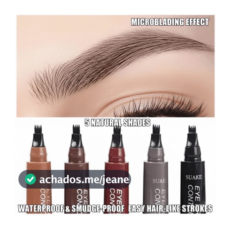 Lápis De Sobrancelha Líquido À Prova D'água De 5 Cores , De Longa Duração , Definição Natural , Maquiagem Barata .