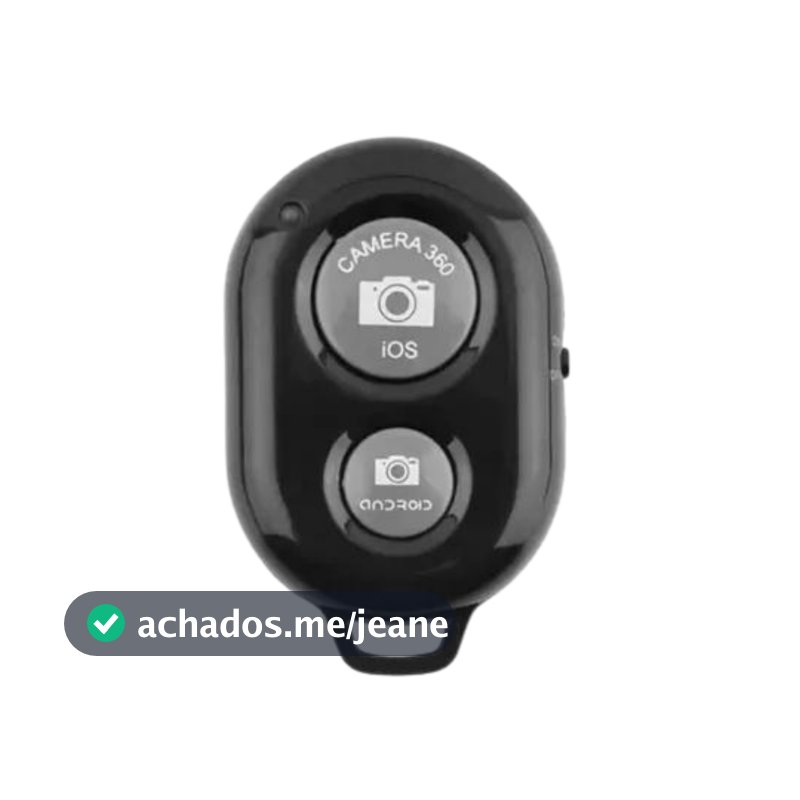 Controle Bluetooth Disparador de Fotos e Vídeos para Celular Android e Iphone