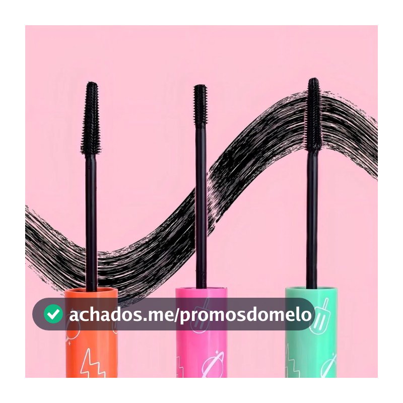 Kit 3 Mascaras Cilios Peel Off Melu Ruby Rose Rimel Preto Yis