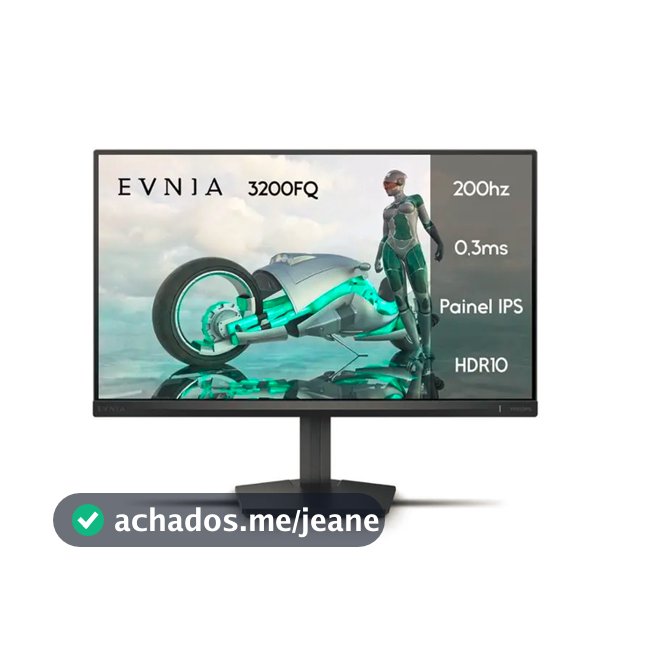 Monitor Gamer Phillips De 23.8 Full Hd Ips Com 200hz Preto