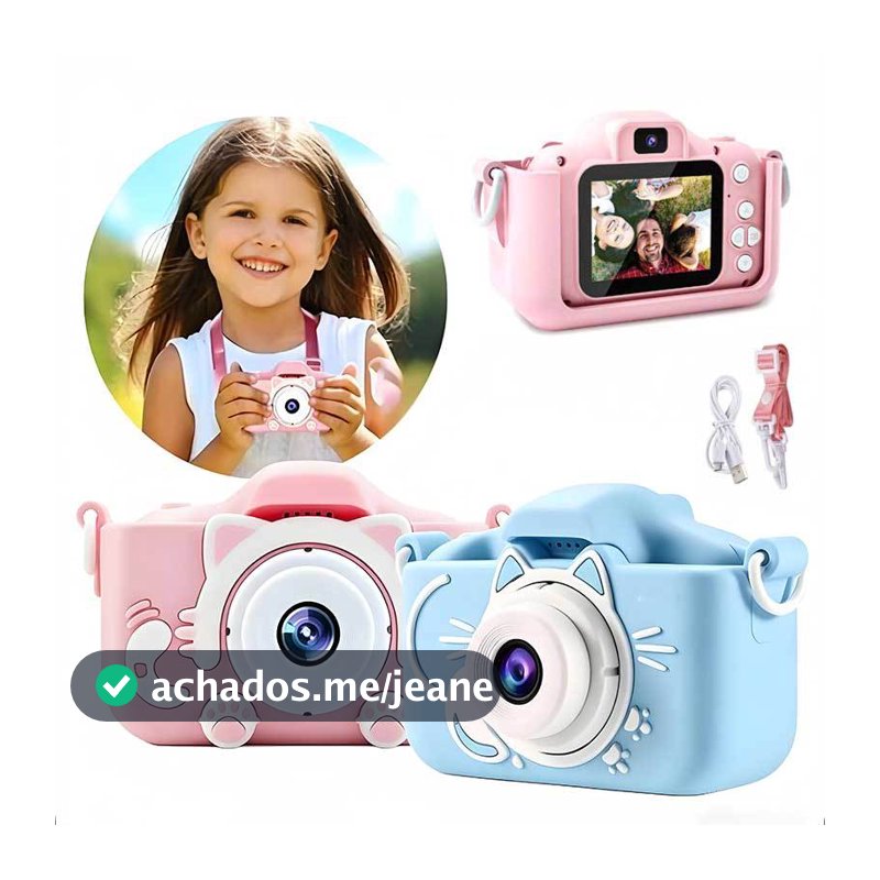 Nova Câmera Digital Infantil , Mini Instantânea , Brinquedo Para Menino/Menina
