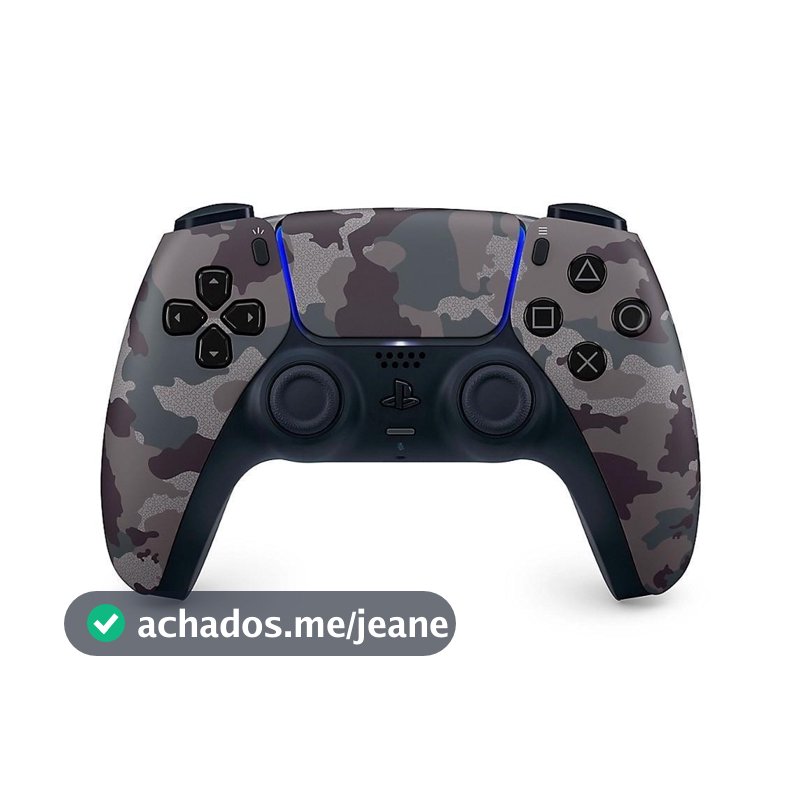 Controle Sony DualSense PS5, Sem Fio, Gray Camuflado - 1000039944